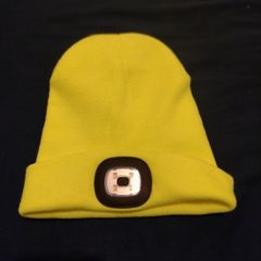 Luminous Jogging Hat with rechargeable flashing light