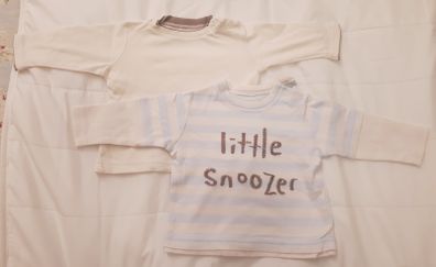 2 x Boy 6-9M Long Sleeve T-Shirts Top Tee Shirts