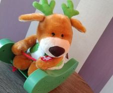 Light Up Musical Rocking Reindeer