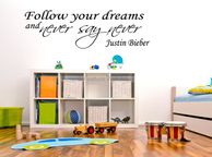 main image for ad Justin Bieber Wall Sticker