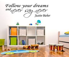 Justin Bieber Wall Sticker