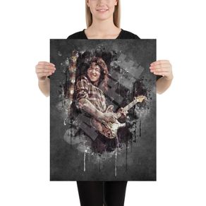 Rory Gallagher Abstract Poster A2 Size