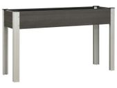 Garden Raised Bed 125x40x75 cm WPC Grey