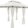 3 x 4 m  Gazebo Water-Repellent Metal Including Side Walls Garden Gazebo Luxury Gazebo Tent Topaz Image 4