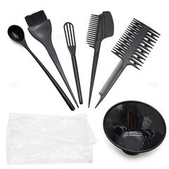Hair Dye Brush And Bowl Set 6Pcs - Tint Hair Colouring Kit