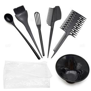 Hair Dye Brush And Bowl Set 6Pcs - Tint Hair Colouring Kit