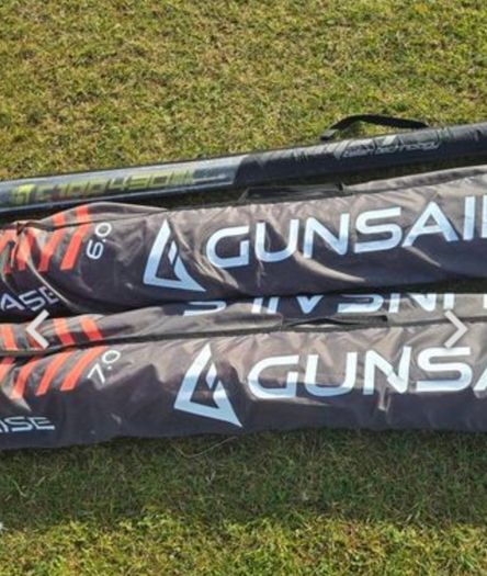 Windsurf Sails 6.0 & 7.0 + 430 Carbon Mast