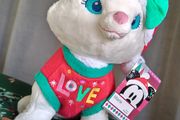Shop Disney Marie Aristocats Christmas Festive Holiday Soft Toy Plush