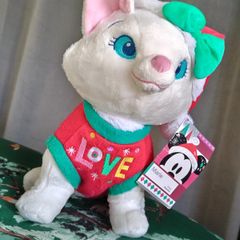Shop Disney Marie Aristocats Christmas Festive Holiday Soft Toy Plush