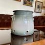Handcrafted Kiltrea Bridge Pottery Stoneware Onion Crock Smooth Sage Green Glaze Embossed Onion Crock Image 6