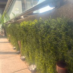 Brand New Artificial Green Leaves Hedge Panel 1m x 3m (Still Sealed)