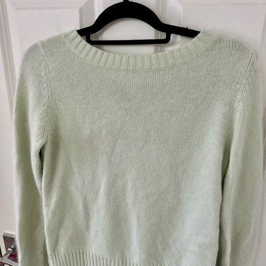 KEW 159 Mohair and Wool Pastel Green Jumper UK10
