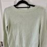 KEW 159 Mohair and Wool Pastel Green Jumper UK10 Image 2