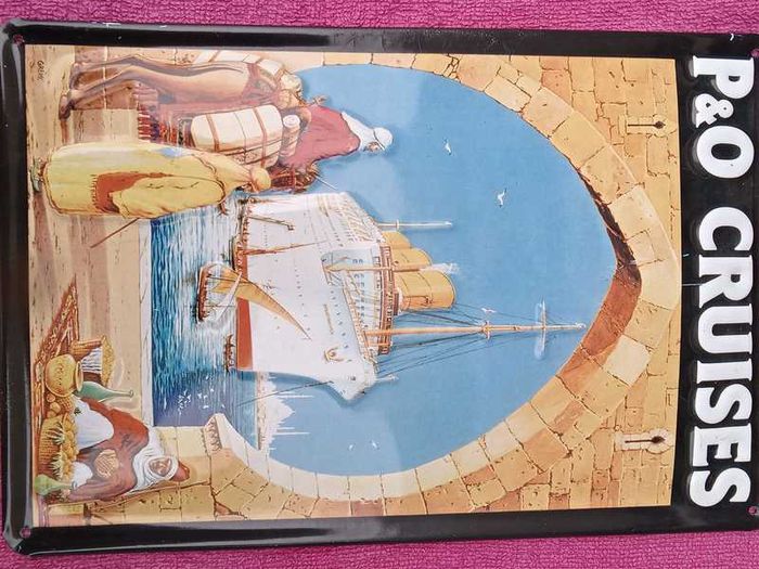 P & O Cruises Tin Plate