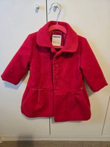 Red girl's coat size 2 yo