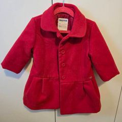 Red girl's coat size 2 yo