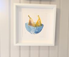 Signed Original Still Life in White Box Frame - perfect gift