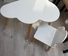 Toddler/child cloud table and chair set