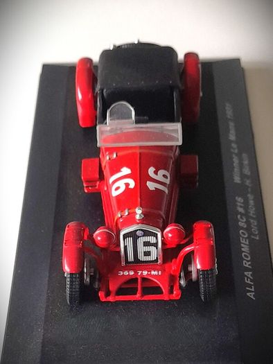 Diecast Model Le Mans Winning Alfa Romeo 8C 2300 Le Mans 1931 1st - IXO 1:43