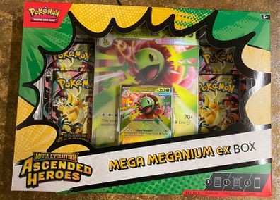 Pokemon Tcg Mega Evolution Ascended Heroes Meganium Ex Box