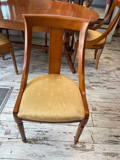 Cherrywood Dining Table & 6 chairs