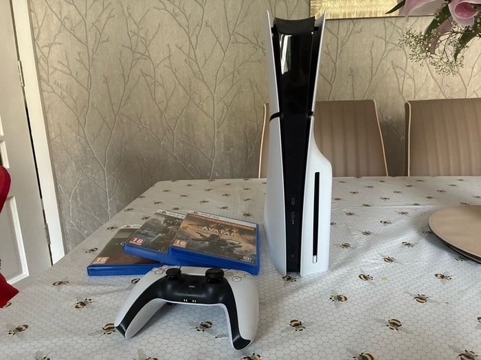 PS5 + games + controller