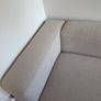 Kave home blok 3 seater sofa and foot rest Image 2