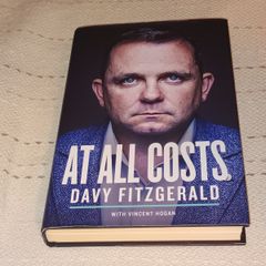 Special Postal Offer At all Costs Davy Fitzgerald The Autobiography For Sale Here