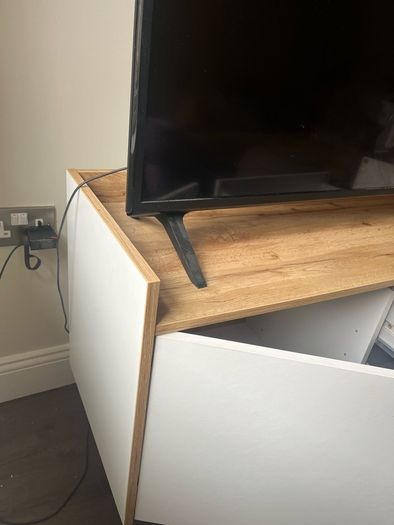 Wooden tv stand