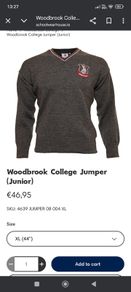 Woodbrook college bray school jumper