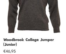 Woodbrook college bray school jumper