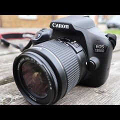 Canon EOS 1300d, DSLR camera with WiFi, NFC, 18 megapixels, great condition