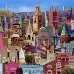 Laminated Print of Cork City Photo-Collage by Patrick O'Hara | A4 & A3 Sizes Available | Architectural Artwork