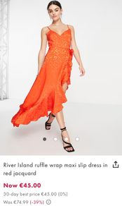 River Island dress