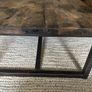 Industrial Style Solid Wood Coffee Table Image 3