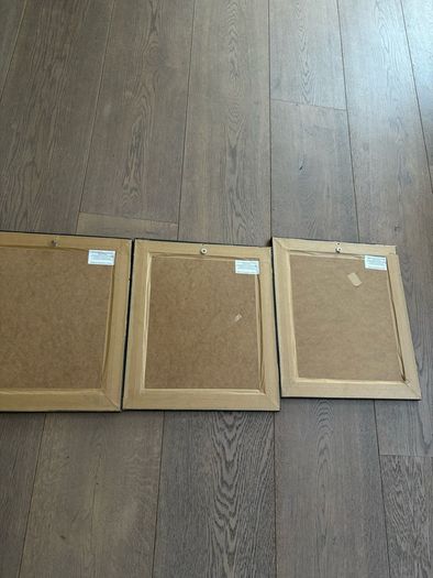 set of three prints