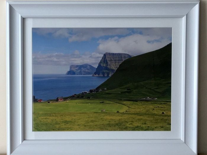 Framed photograph - Faroe Islands 45x55 cm