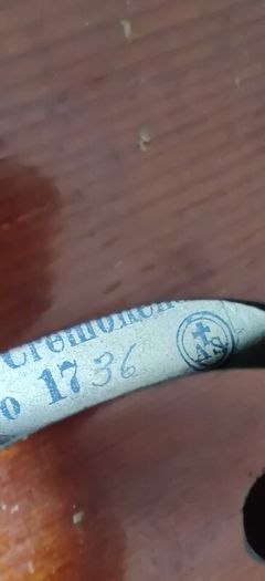 Vintage Antonius Stradivarius Cremonensis Faciebat Anno 1736 Violin