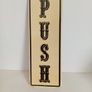 PUSH sign, door plate Image 4