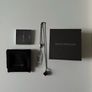 Emporio Armani Men's Gunmetal Statement Necklace Cube Pendant Image 3
