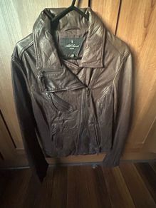 All saints leather jacket