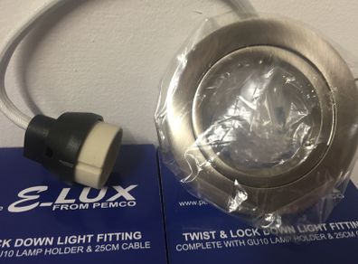 Down Light Lights Satin Chrome