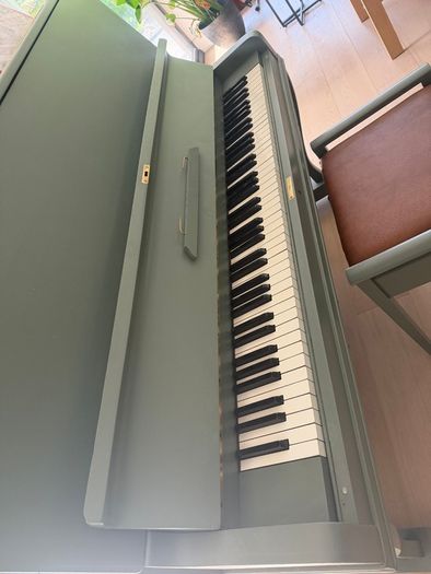 Beautifully Refinished Piano and Matching Bench