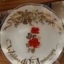 Vintage Anniversary Glass Plate Image 5