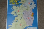 European Parliament Election 7 June 1979 - Constituencies In Ireland - Official Poster