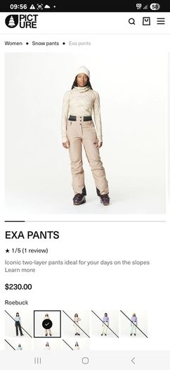Picture organic ski board pants