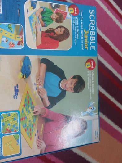 Scramble Junior board game aged 6 plus. 2 levels of play.