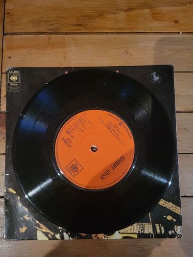Johnny Cash Folsom Prison Blues EP 7 inch CBS EP 6601