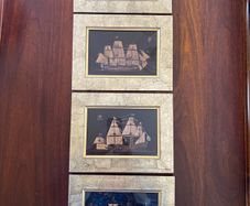 Prints - Set of 4 Vintage Sailing Boats - Glazed/Framed