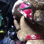 Vintage Christmas tree teddy bear stand Image 2
